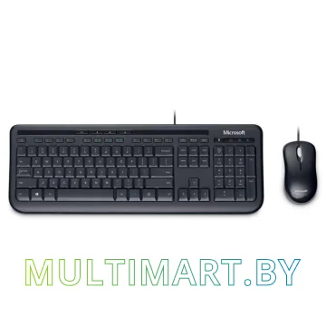 Комплект клавиатура + мышь Microsoft Wired Desktop 600 (3J2-00015)